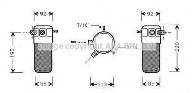 AVA QUALITY COOLING old118 -  Осушитель, кондиционер